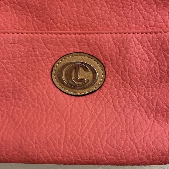 White and pink leather tote 👜 - Picture 3 of 5